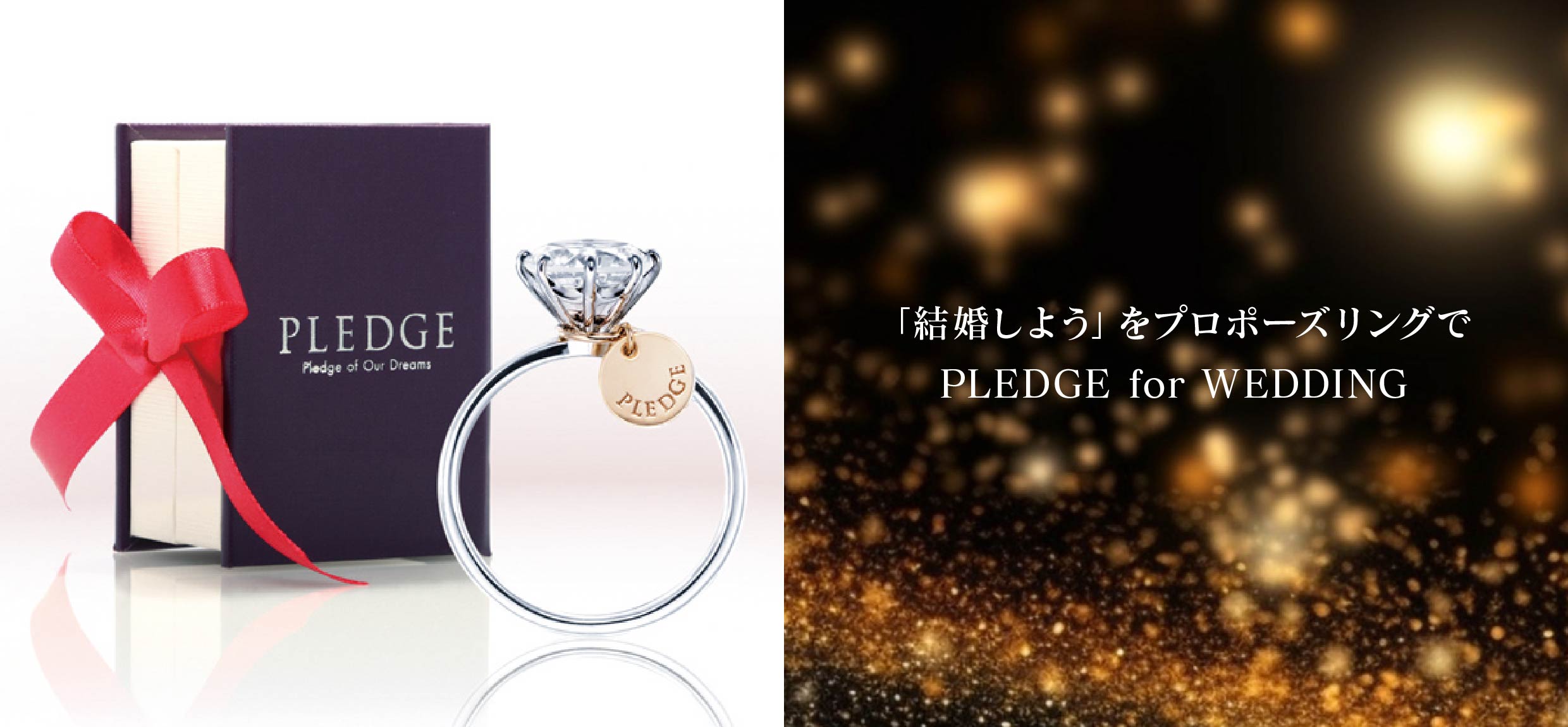 プロポーズ専用リングPLEDGE for WEDDING